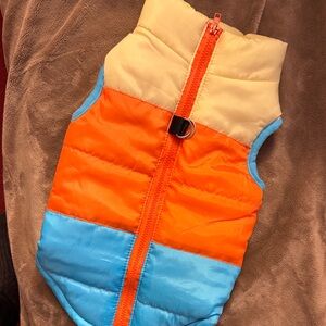 Colorful Puffer Vest for Pets
